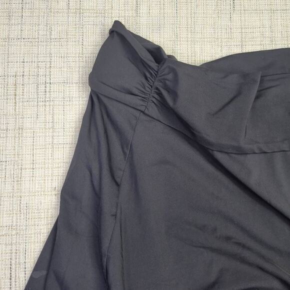 Lands End Women's Chlorine Resistant Swim Skirt Black Size 3X - Picture 3 of 6
